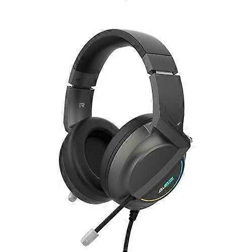 Ajazz AX365 Stereo Surround 7.1 Channel Listening Positioning USB Wire Control Switch Internet Cafe Gaming Headset