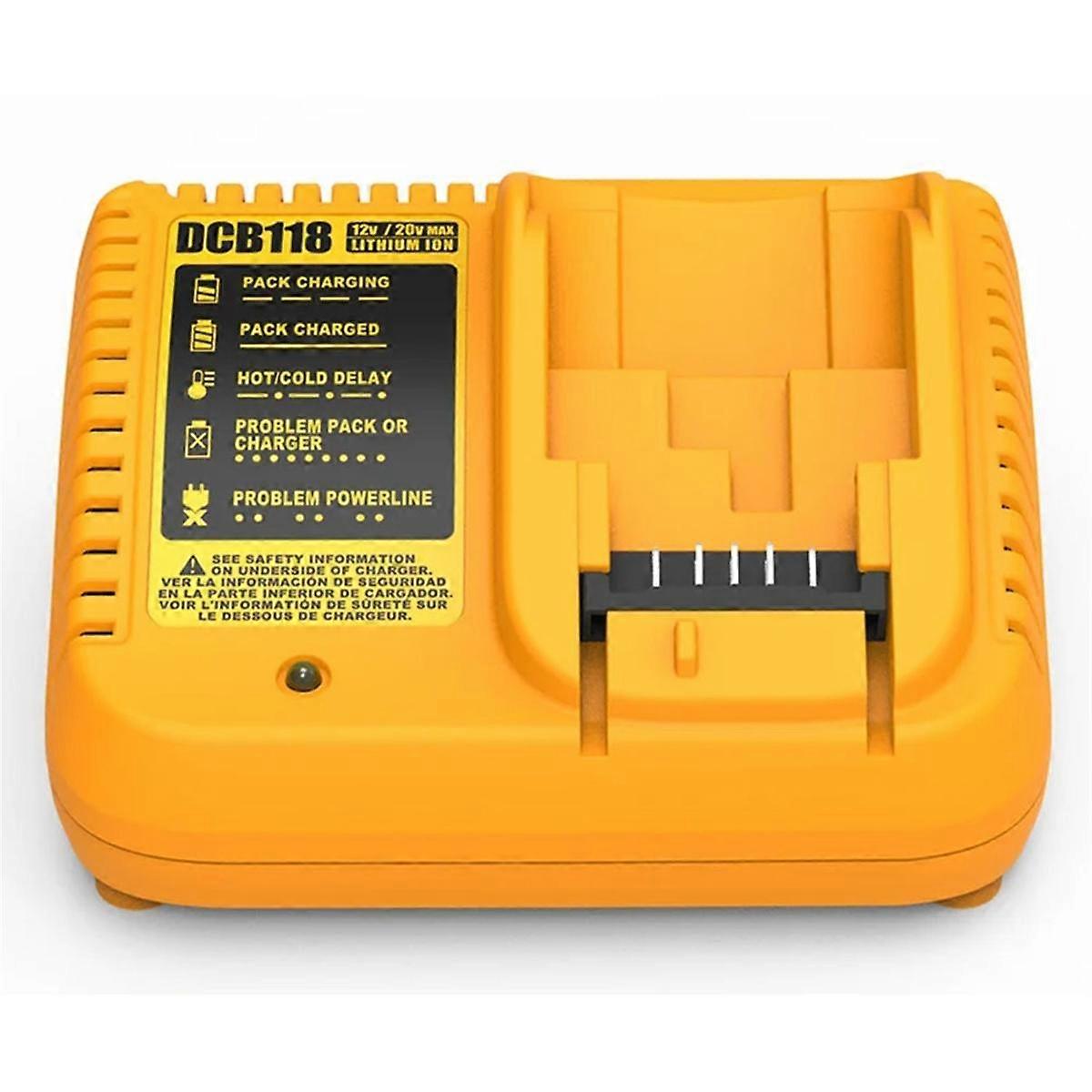 DCB118 DCB112 Lithium Battery Charger for 10.8V 12V 14.4V 18V 20V DCB206 DCB120 AU Plug