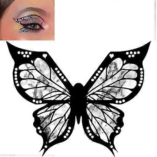Butterflyss Eyeliner Pencil Template Butterflyss Makeup Template Wing Eyeliner Pencil Molds Reusable Flexible Eyeliner Applicator Plastic Tool FLYE198
