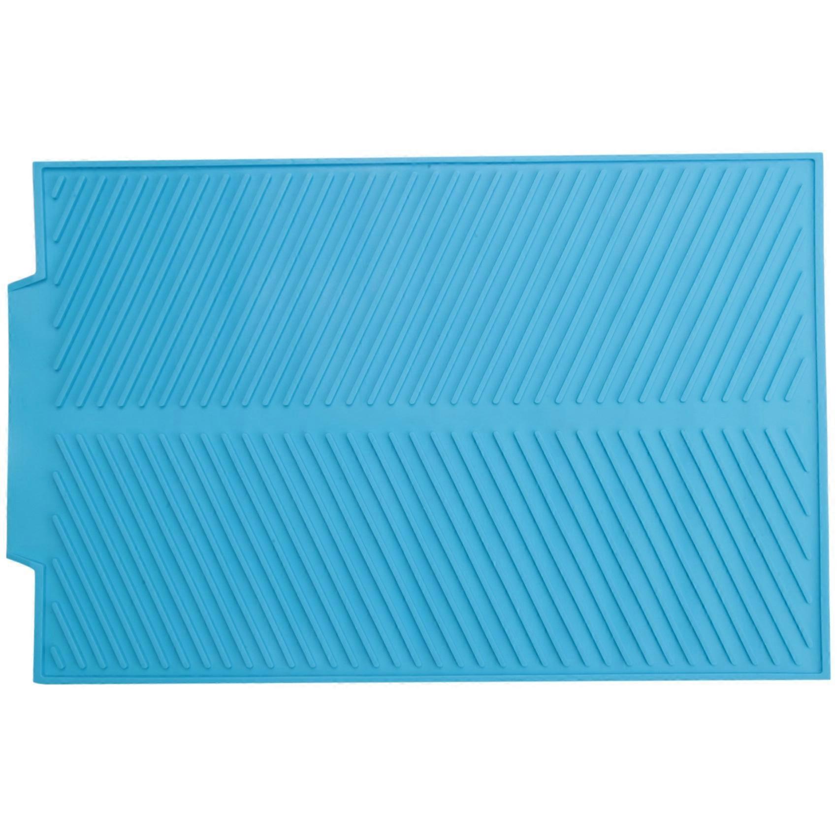 Silicone Dish Drying Mat Heat Resistant Draining Tableware Dishwaser Durable Cushion Pad Dinnerware