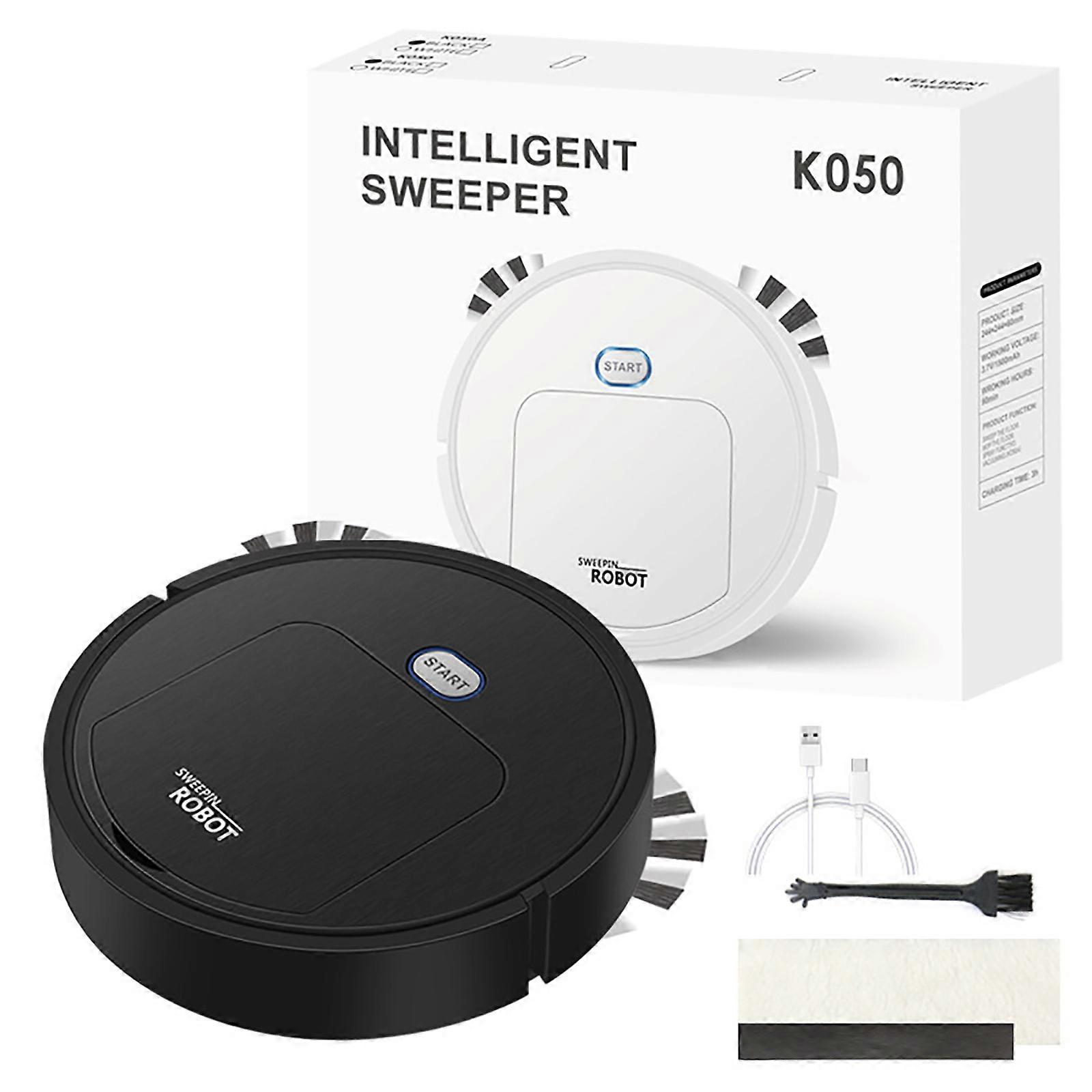 Robot Vacuum Cleaner Sweeping Robot Ultra Slim Quiet Cleans Hard Floors To Medium-Pile Carpets Integral Memory Multiple Cleaning Modes Vacuum