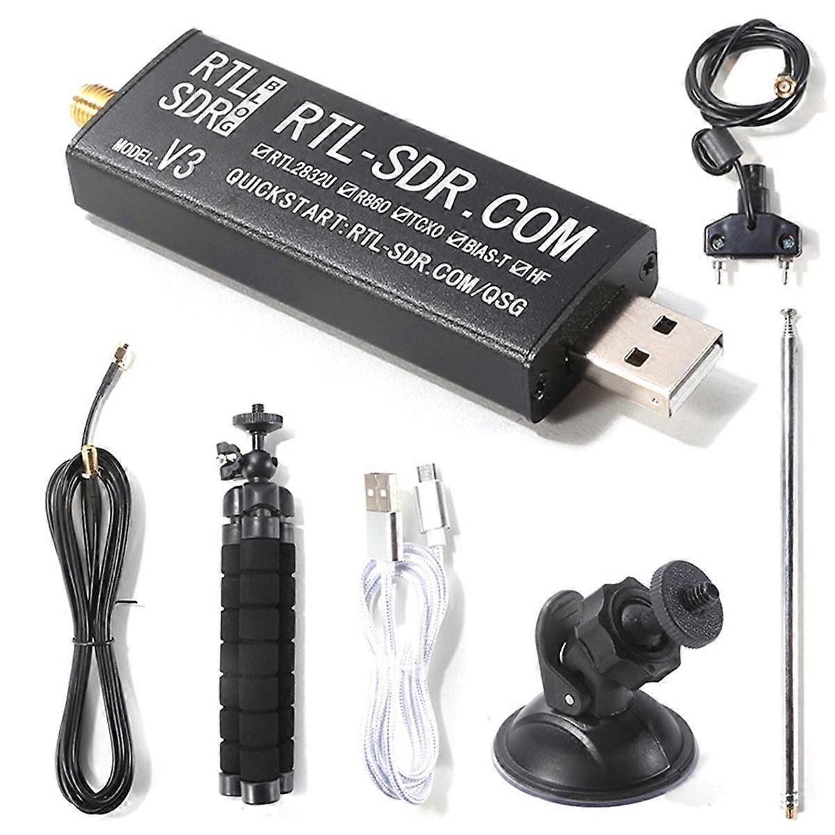 RTL-SDR V3 R820T2 TCXO Software Radio Wideband Ultrashortwave SDR Multifunction Convenience Receive