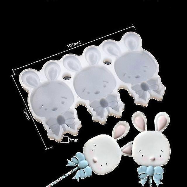 20シェイプイースターロリポップ金型シリコンイースターエッグバニーチョコレートロリポップ金型キャンディフォンダンCA