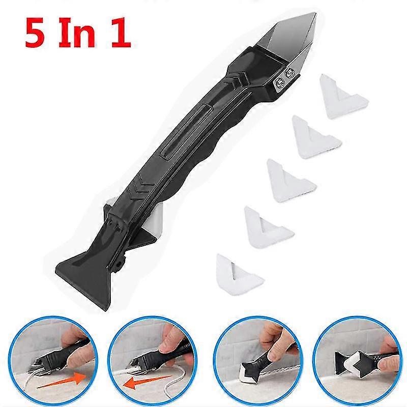 In 1 Silicone Remover Sealer, Smooth Scraper, Caulking Finishing Kit, Floor Stripping Tools