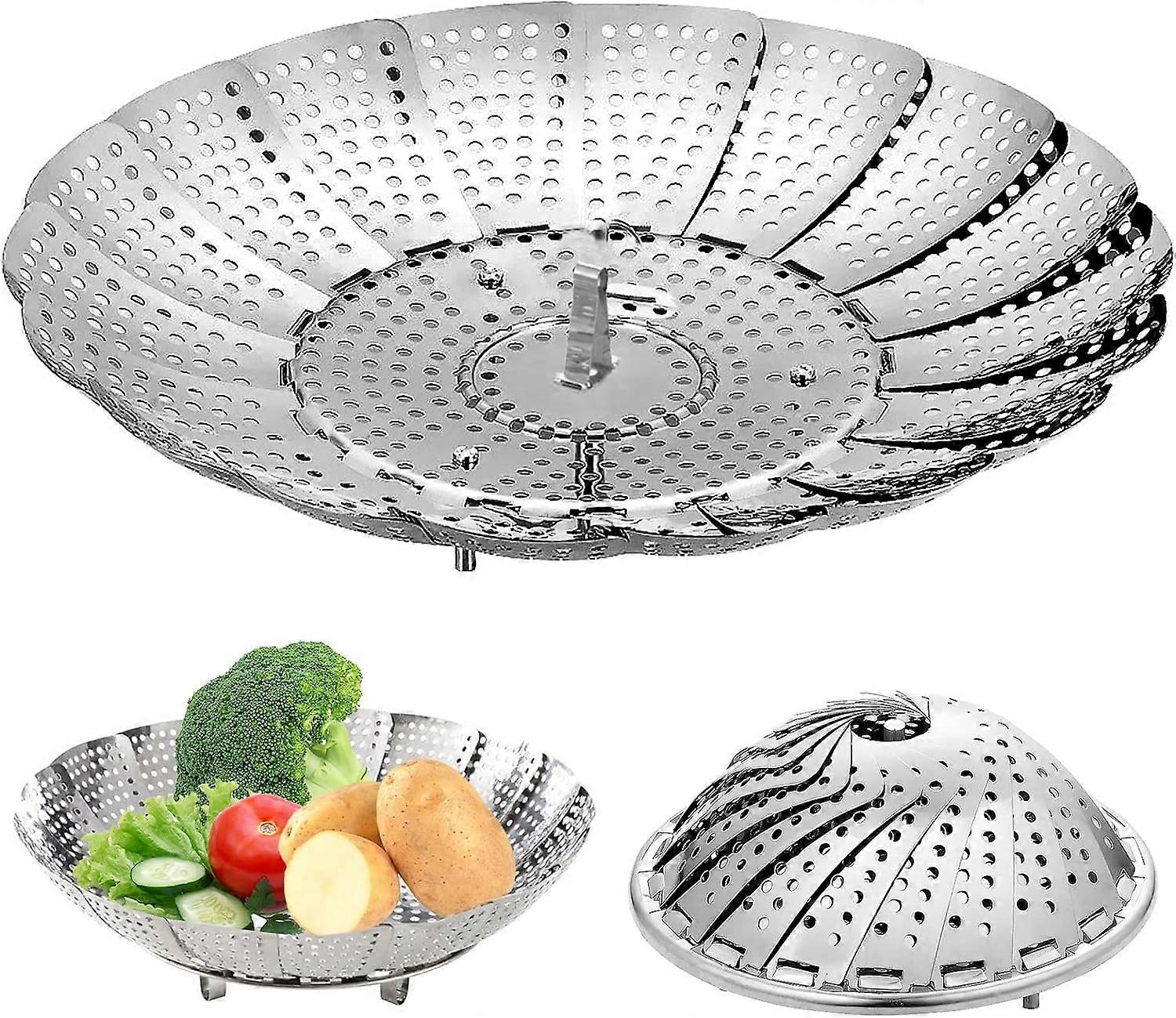 23*7.1cm vegetable steamer with steamer insert made of stainless steel stea