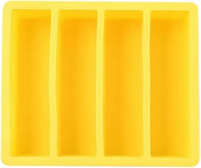Silicone Ice Cube Tray, Reusable Rectangular Ice Cube Mold for Cocktail, Whiskey, Butter and More
