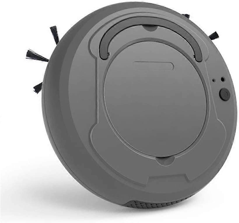 Saugroboter mit starker Saugkraft, 1800PA Intelligenter Anti-Drop-Sensor, Grau