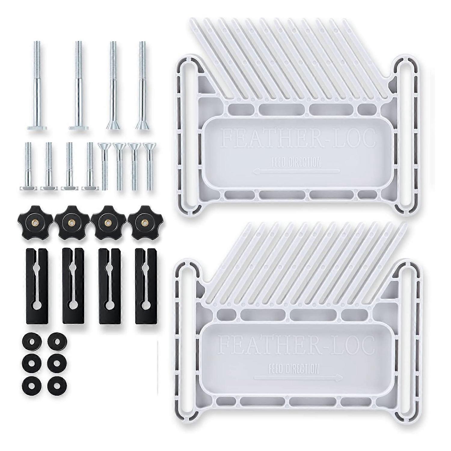 Upgraded Featherboard Safety Device Stackable Feather Board Fits Most Standard , T-Slots, T-Rails o
