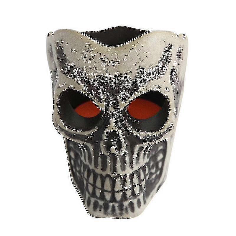 Skeleton Style Halloween Flameless Candles,   Operated Auto Color Changing Led Tealight Candles, Ideal House Indoor Table Centerpiece Fireplace