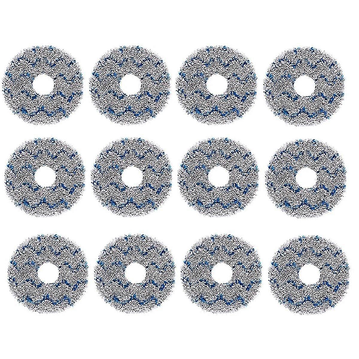 Suitable for Ecobos X5 Pro Mop Cloth Rag Dust Bag Mop Consumables Sweeping Robot Accessories 12PCS