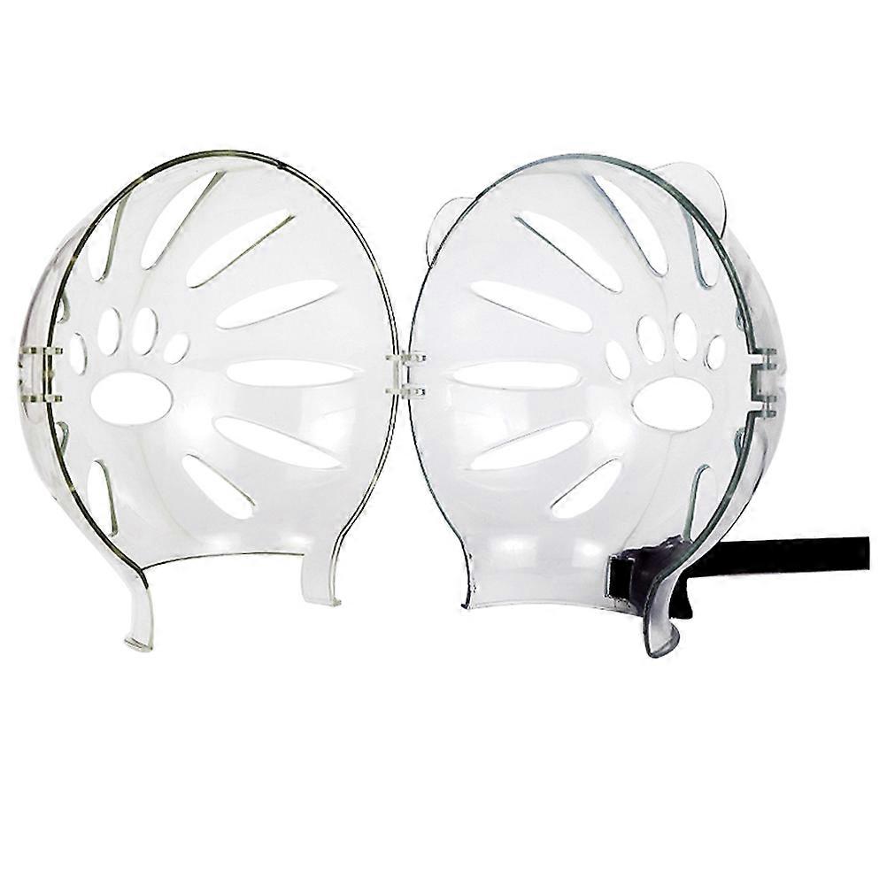 Cat Transparent Breadable Muzzle Pet Space Hood Donut Kitten after Surgery