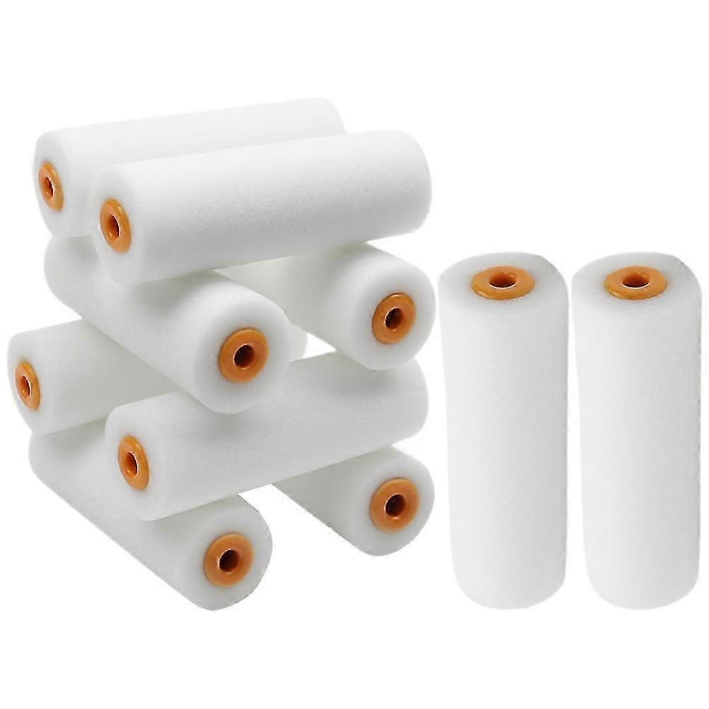 10 pcs Paint Rollers Covers Replacement Paint Rollers Small Paint Rollers for Roller Frame