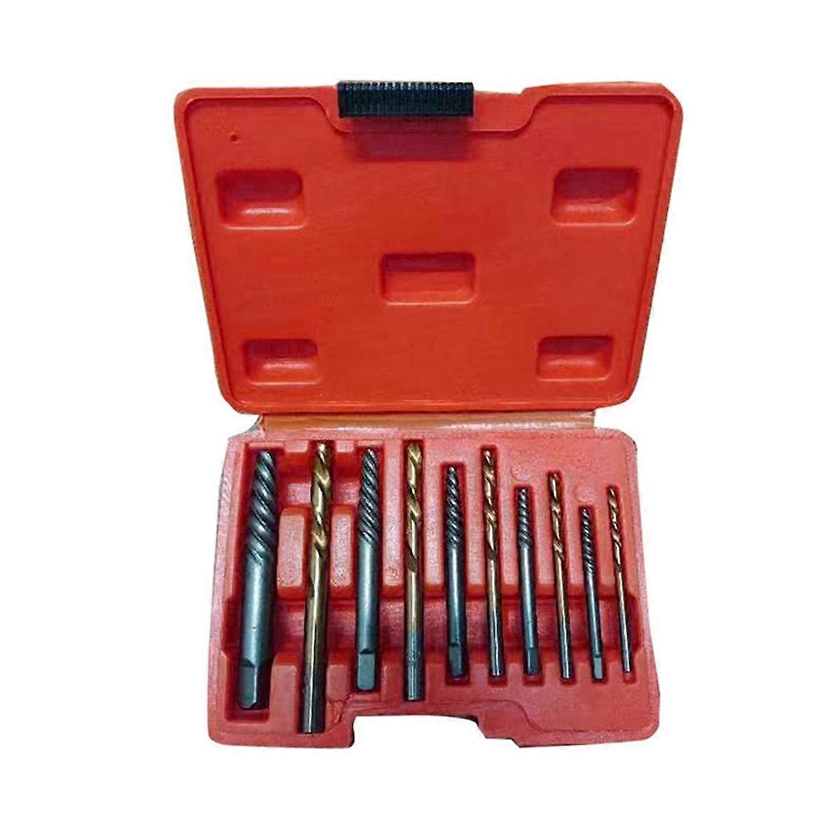 10Pcs Set Screw Extractor Broken Wire Extractor is Used to Remove Fallen Screws and Broken Bolt Har