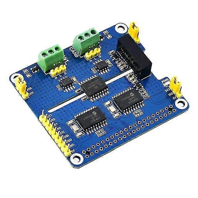 2-chl Isolated Can Expans Hat,for Rasp Pi,mcp2515 + Sn65hvd230 Dual Ps Solut, Onboard