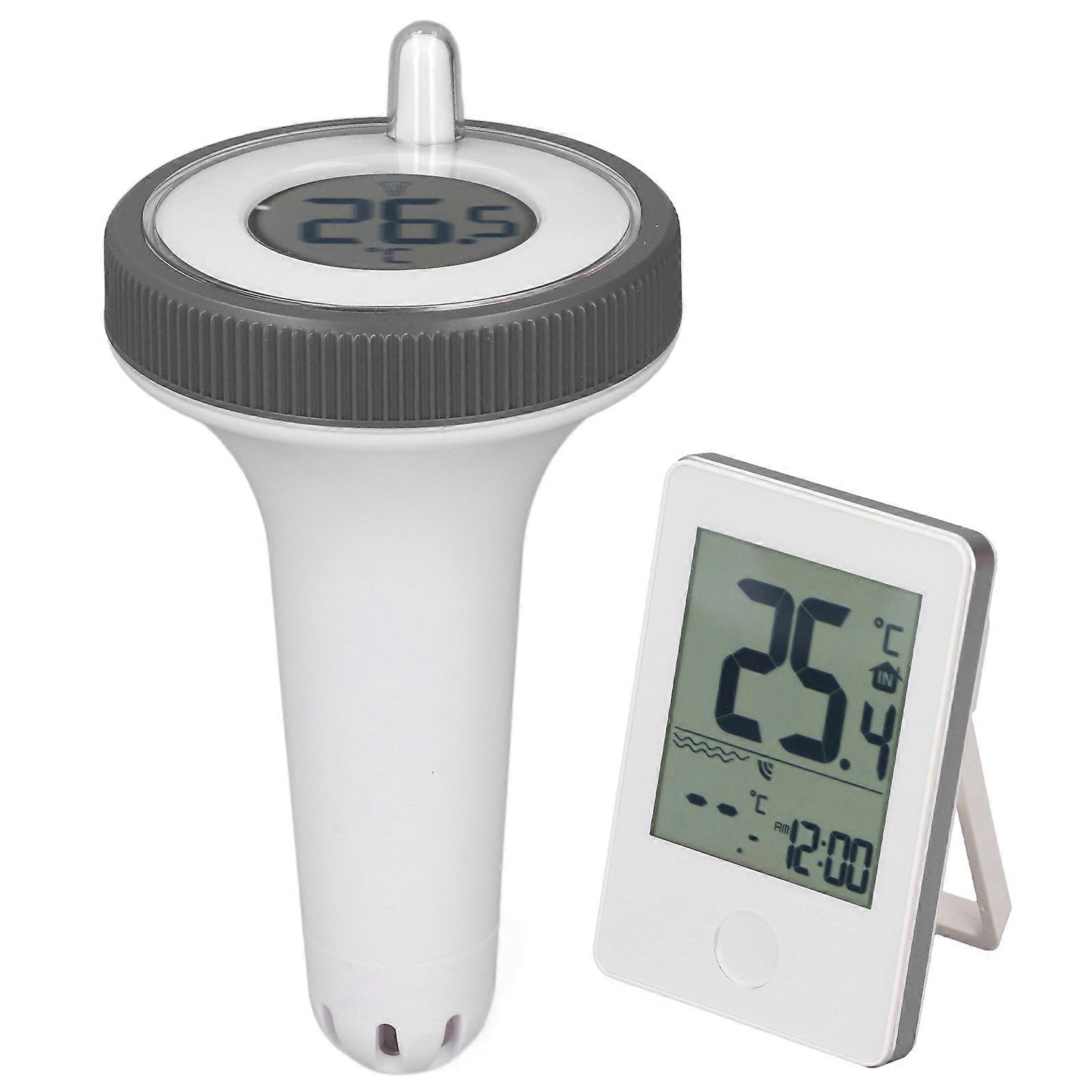 Wireless Digital Pool Thermometer - Waterproof Floating LCD Display with 0.1 Accuracy
