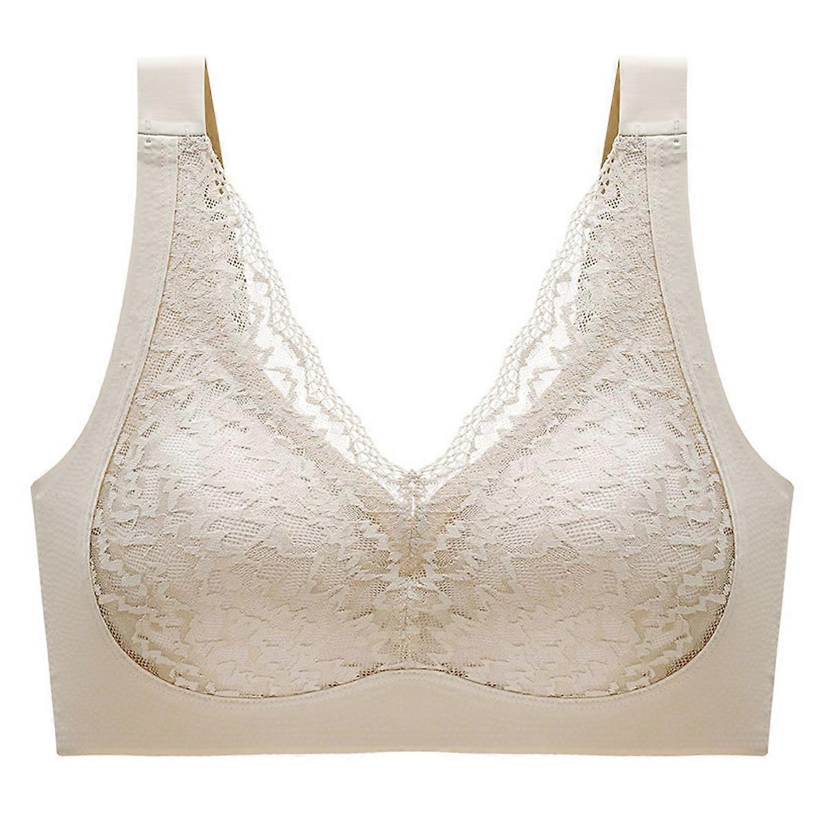 Women's Bras Wireless Full Coverage Plus Size  Non Padded Comfort Soft Bra colour of skin