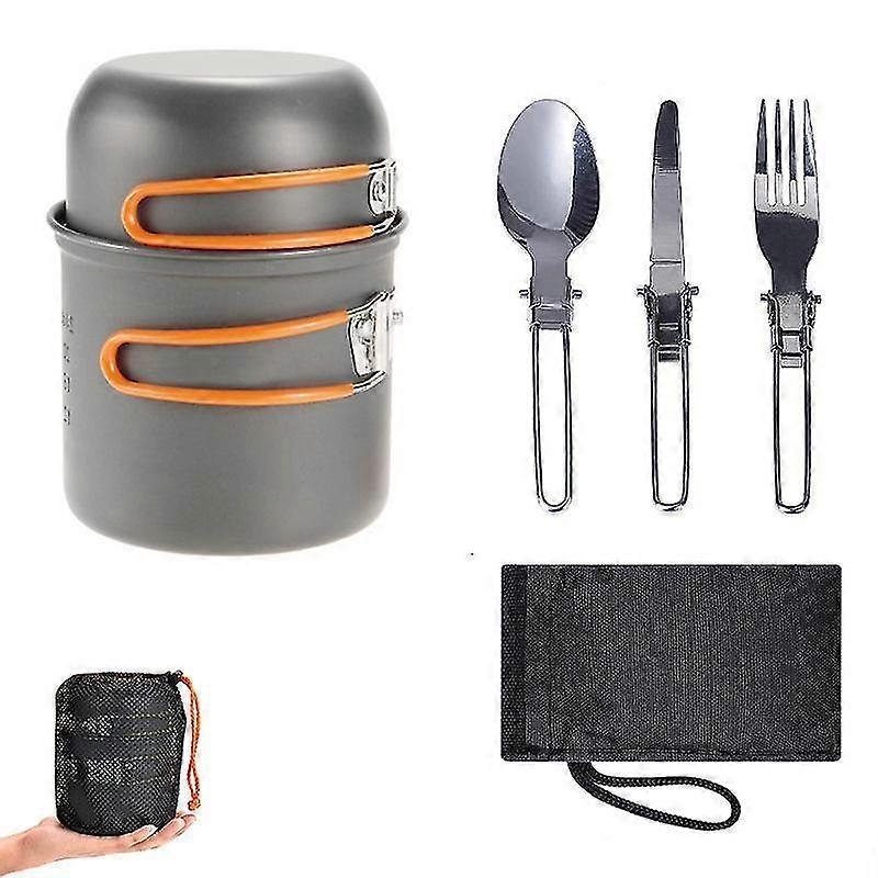 Picnic pot camping cookware camping tableware outdoor hiking cookware set