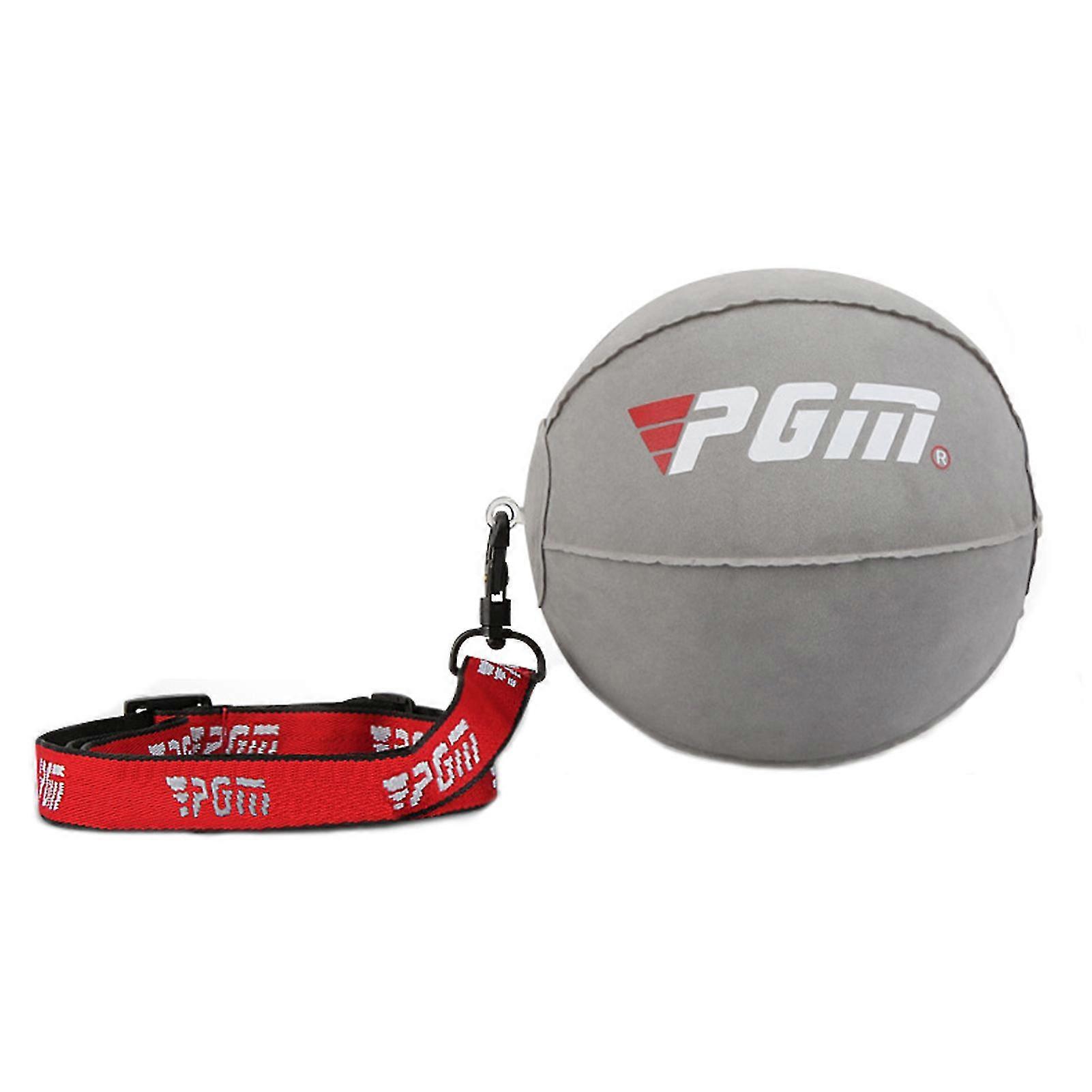 Golf Swing Trainer Adjustable High Elastic Strap Pvc Golf Posture Corrector Ball For Playing GolfGrey