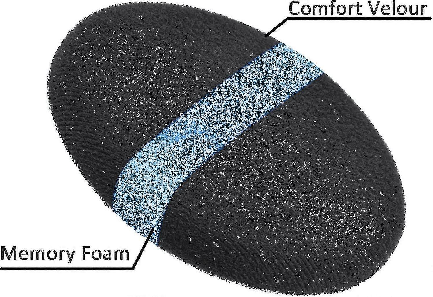 Ersatz-Ohrpolster für Sennheiser RS120 HDR120 II und RS110 Kopfhörer - Einfach zu installierende Memory-Foam-Ohrpolster (Velours)