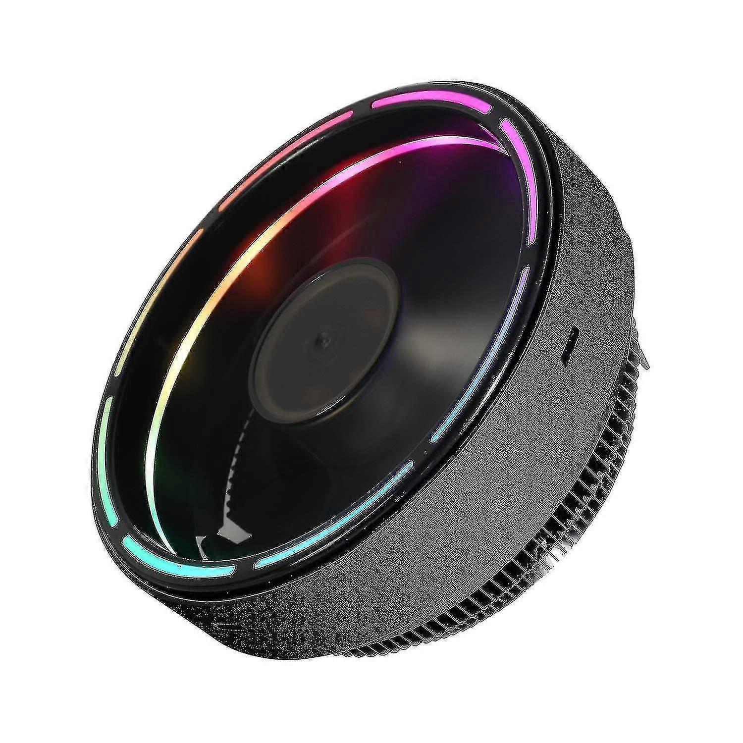 Cpu Fan Rgb Color-changing Solar Eclipse Desktop Computer Host Universal Silent Cpu Radiator Fan