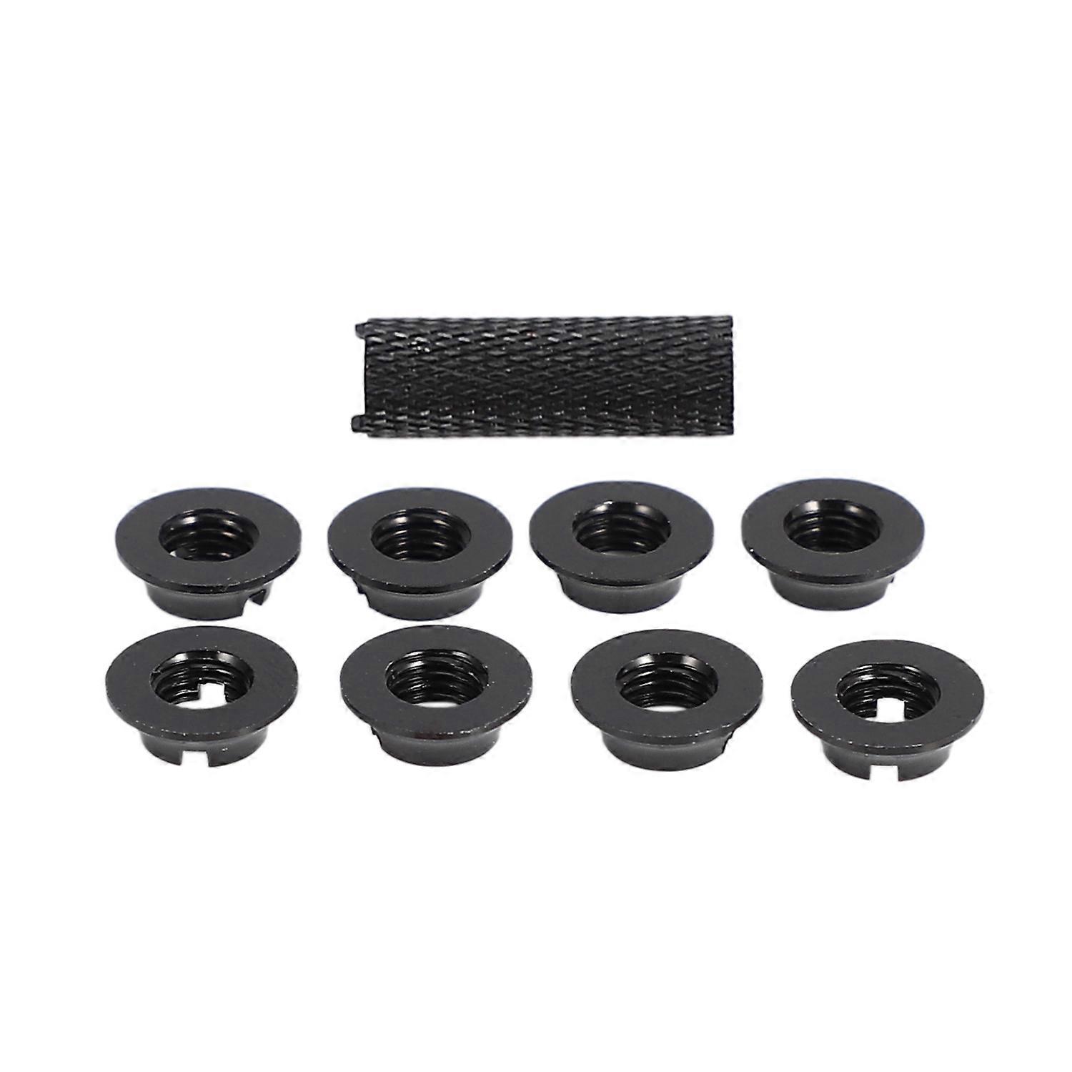 1Pcs for FUTABA Remote Control JR / Switch Toggle Switch Accessories 8Pcs Aluminum Alloy Nut Black