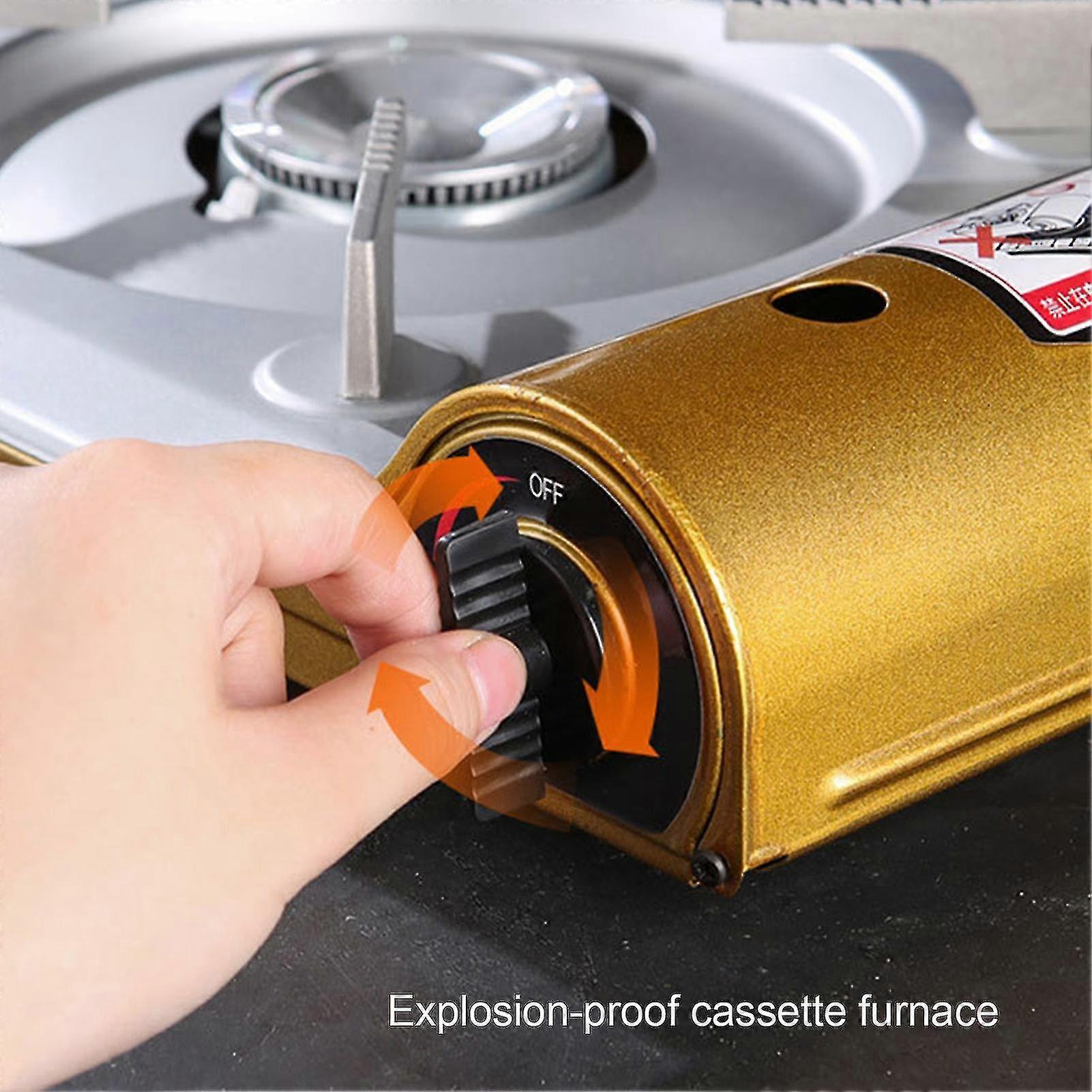 Campeggio Accessori Utili Fornello A Gas Portatile Fire-Maple - Ultraleggero 2800W Per Campeggio Fornello A Gas Portatile Titanio - 9