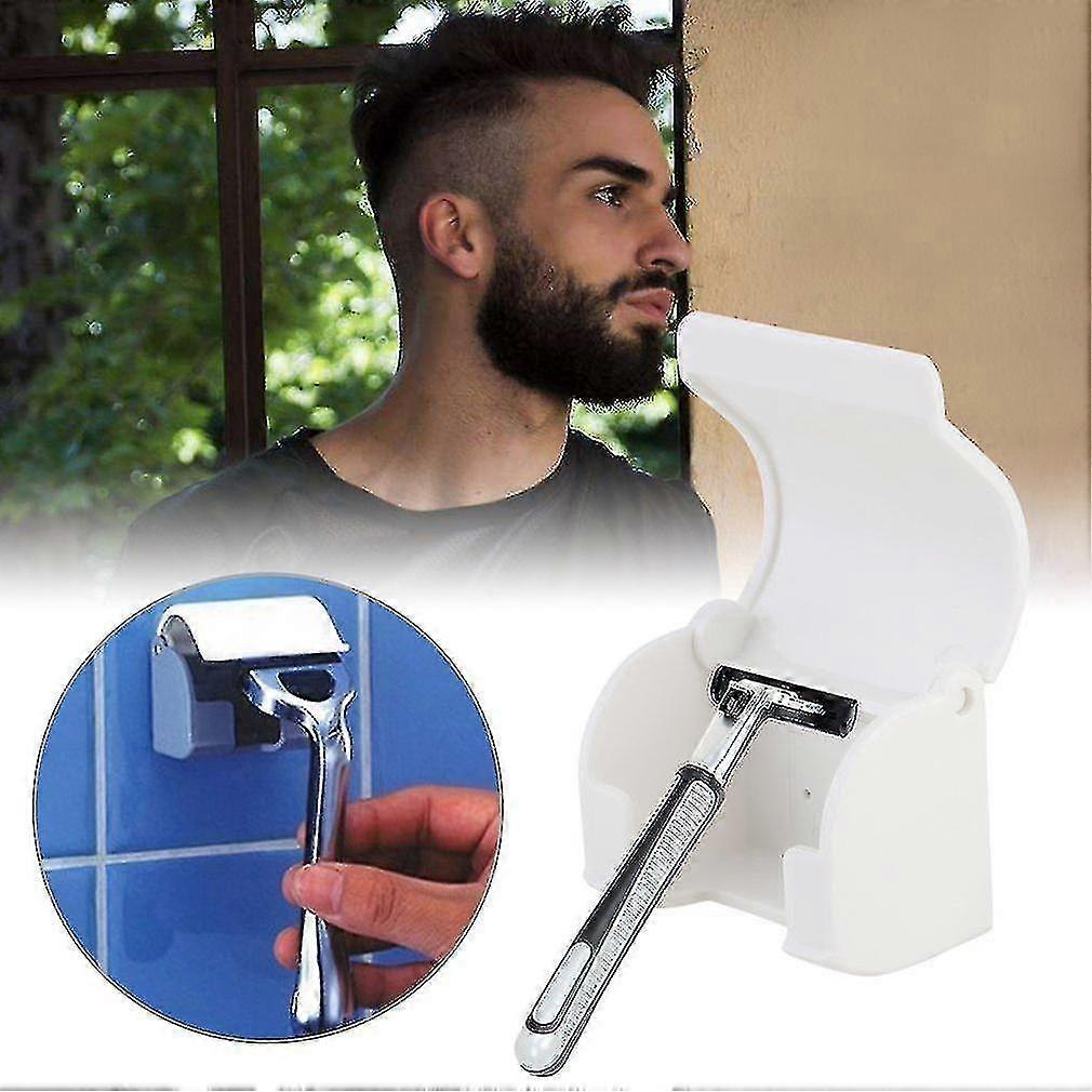 Men's Razor Shaver Sucked Sticky Cup Holder Hanger Holder Bathroom Tools