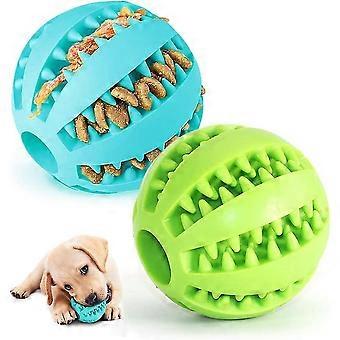 2 Dog Toy Ballsdog Gum Chew Ball Clean Teeth Non-toxic Bite-resistant Toyinteractive Iq Puzzle Tra