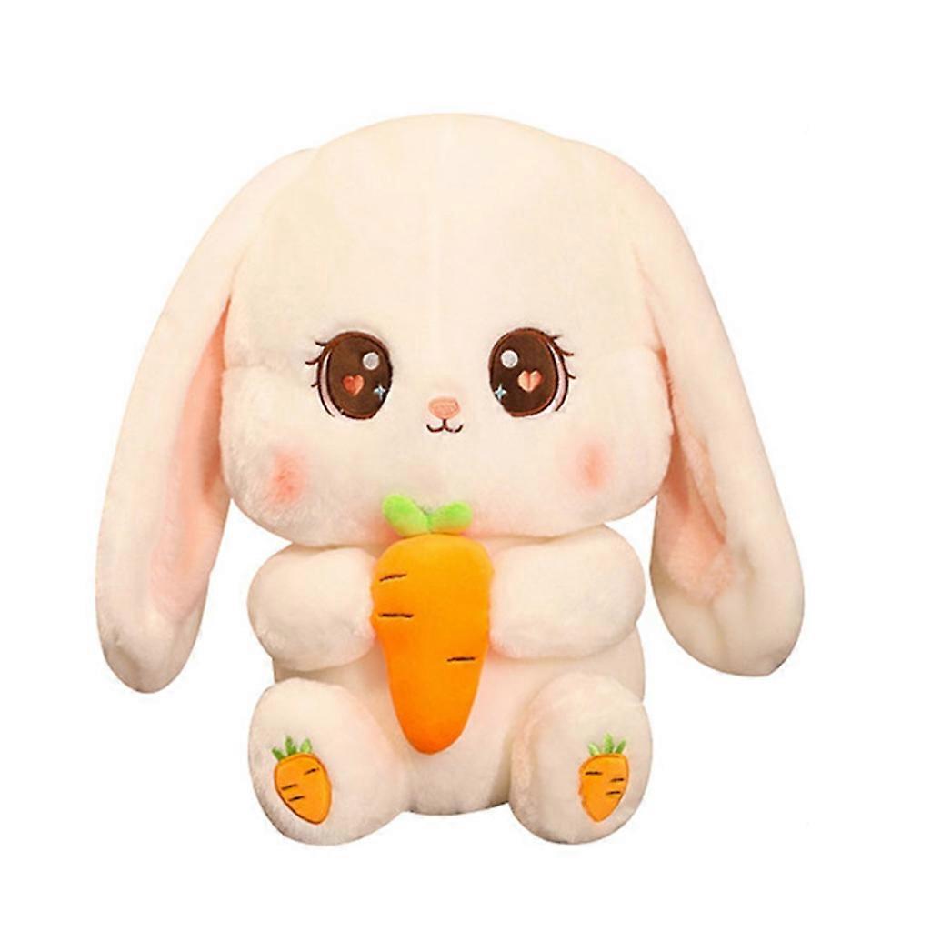Soft Stuffed Bunny Plush Rabbit Doll Sleeping and Playing Toy Home Decors