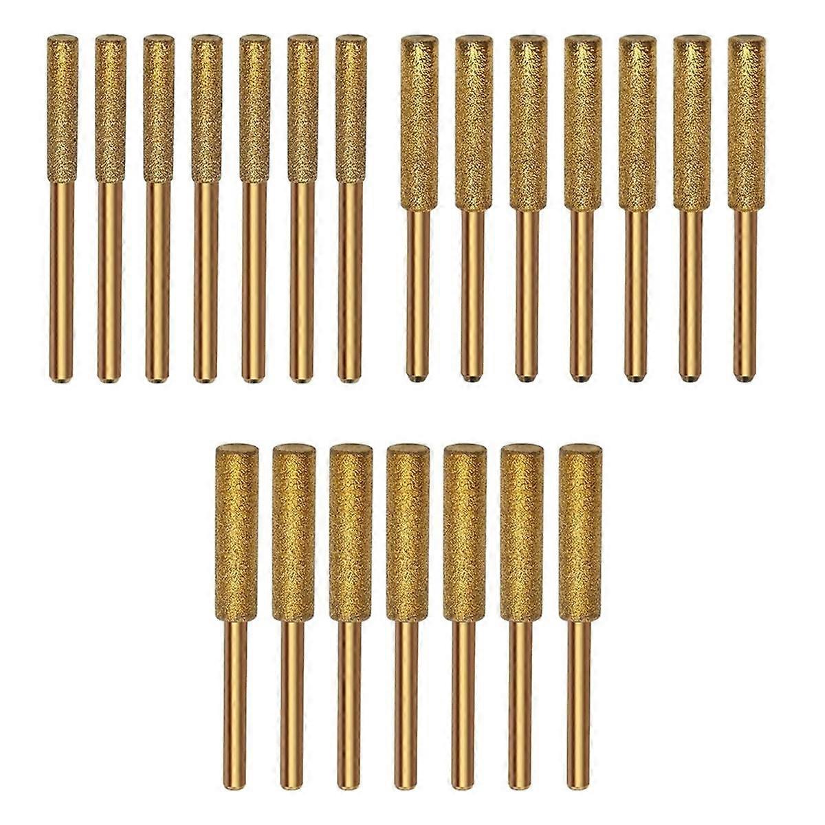 21PCS Diamond Chainsaw Sharpener Chainsaw Diamond Sharpener in 3 Size Diamond Chainsaw Sharpener Bu