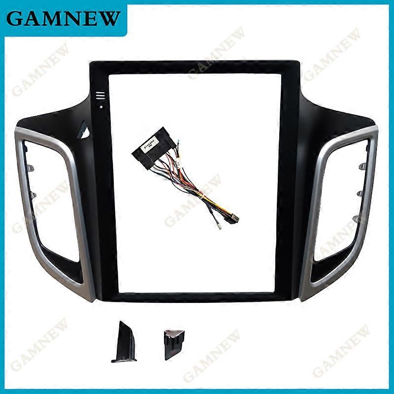 9.7 inch Fasxia Car Audio Frame Car Radio Fascia,gps navigation fascia panel is suitable For Hyundai Creta ix25 2014-2016