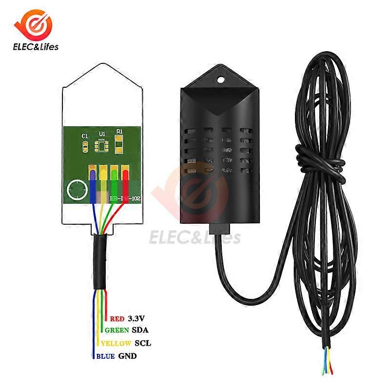 SHT20 Digital Thermostat Temperature Humidity Controller Sensor with Case Shell and Extension Cable