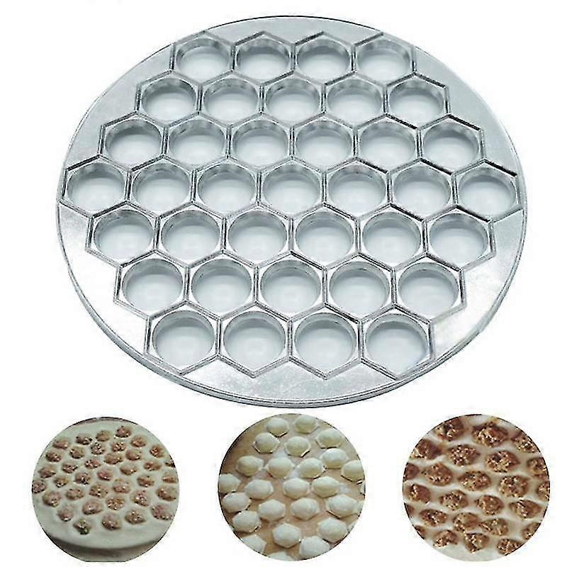 37 Holes Dumpling Mould Maker Ravioli Aluminum Mold Kitchen DIY Tool