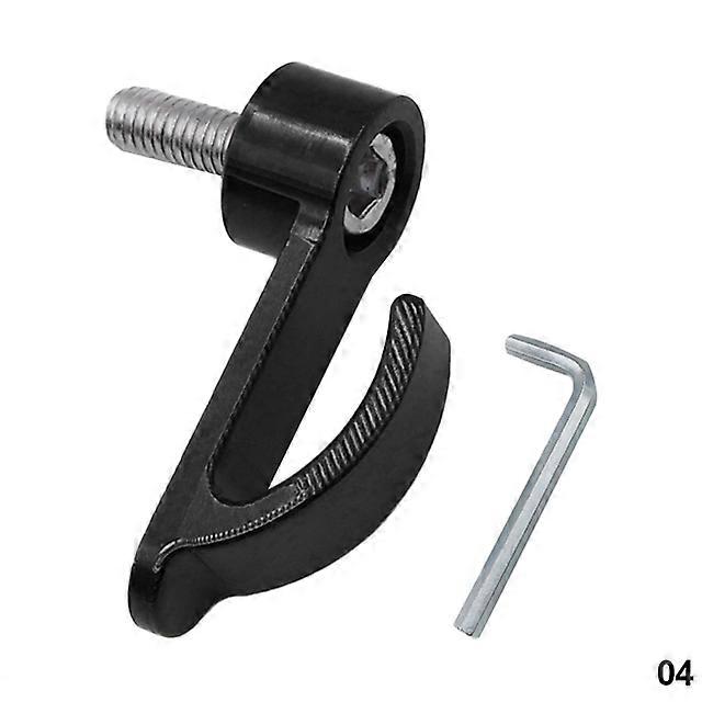 QX Universal CNC Aluminium Alloy Motorcycle Single Hole Hook Helmet Bag Carry Hook Holder For Dirt Bike Electric Scooter Moped