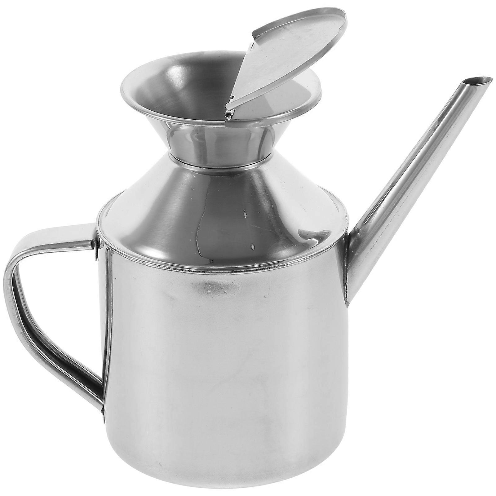 Sojasauce-Spenderflasche, Edelstahl, Öltopf, Sojasaucendose, Essigbehälter