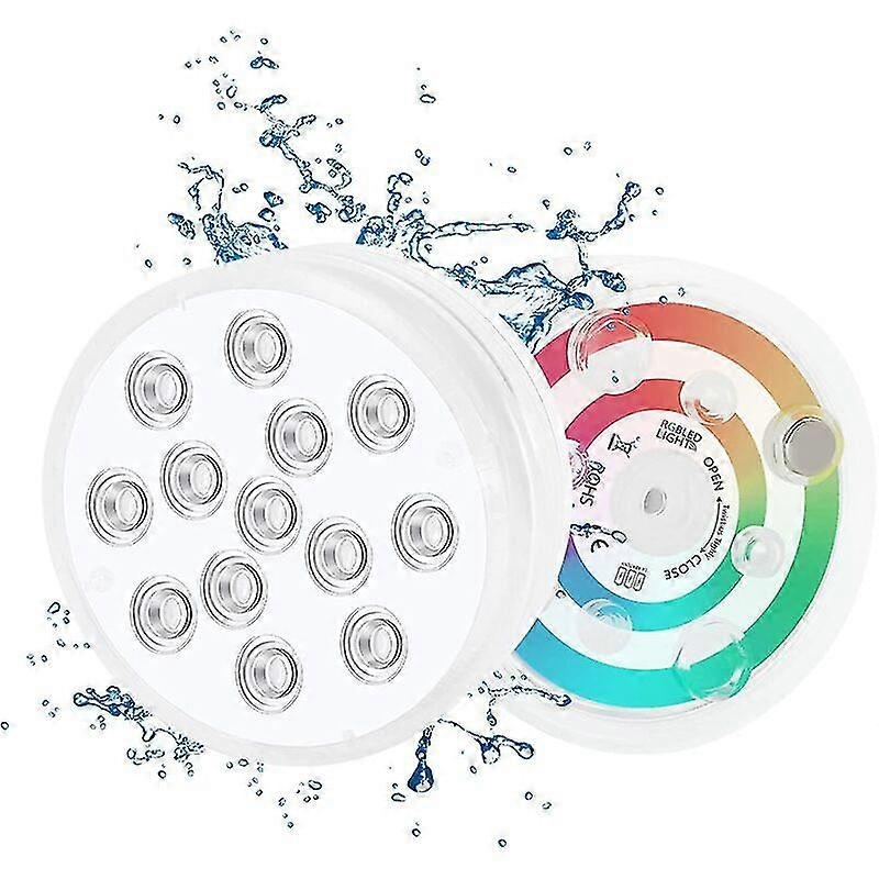 Submersible Led Light, Ip68 Multi-color Pool Lights With Remote Control, Above Ground Swimming Pool Lights, For Aquarium, Spa, Swimming Pool, Fish Tan