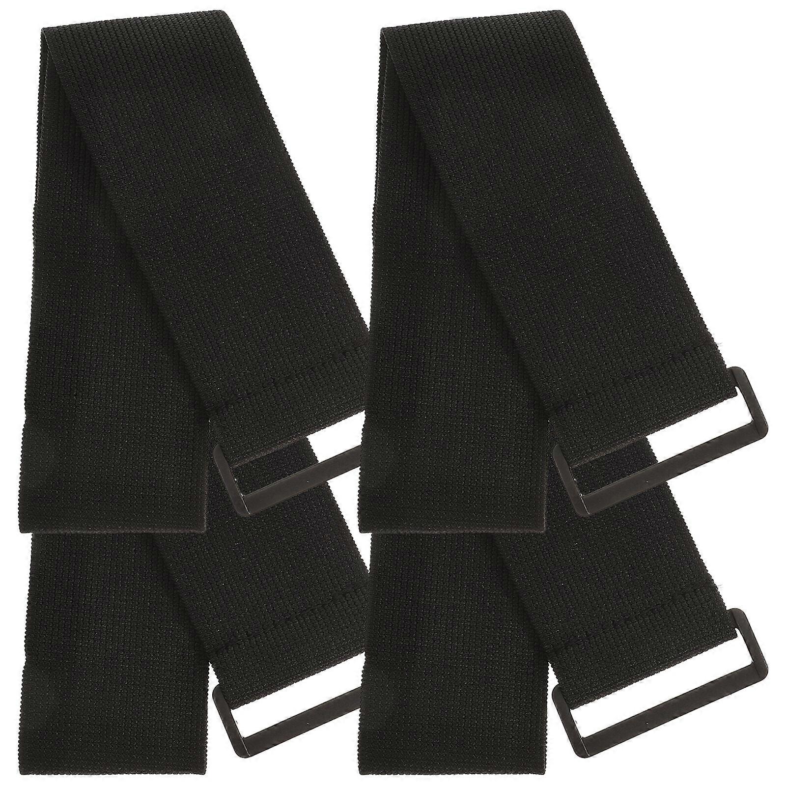 4pcs Hook and Loop Strap Elastic Strap Multipurpose Strap Reusable Cinch Strap