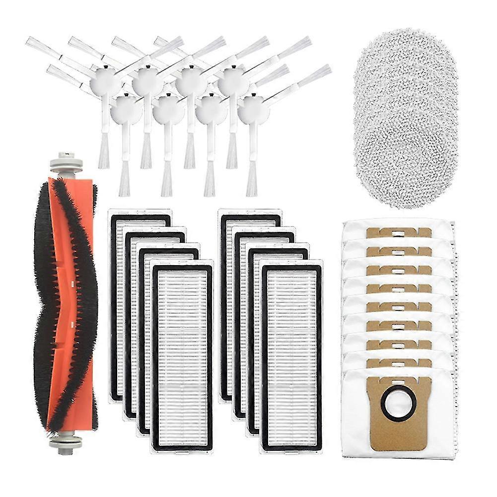 32pcs Replacement Parts Kit Main Side Brush Hepa Filter Mop Cloth