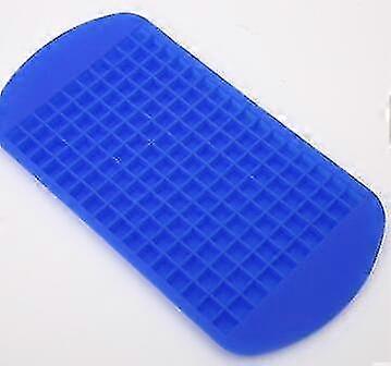 160 Small Ice Maker Tiny Ice Cube Trays Chocolate Mold Mould Maker For Kitchen Bar Party(blue)