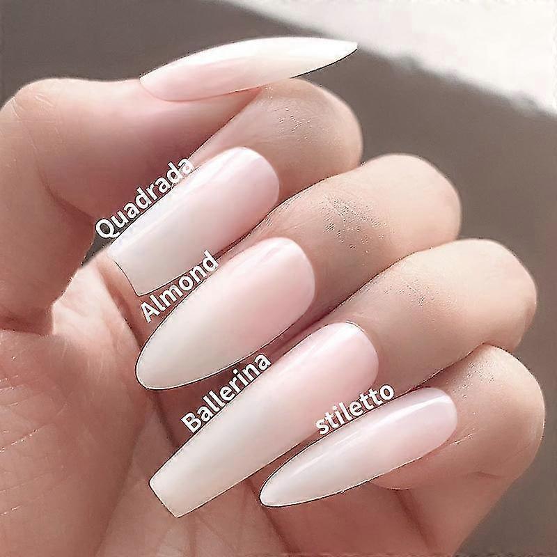 336 Stück Ballerina Fake Nails – Extra Lange Acrylnägel In 14 Farben, Für DIY Nageldesign