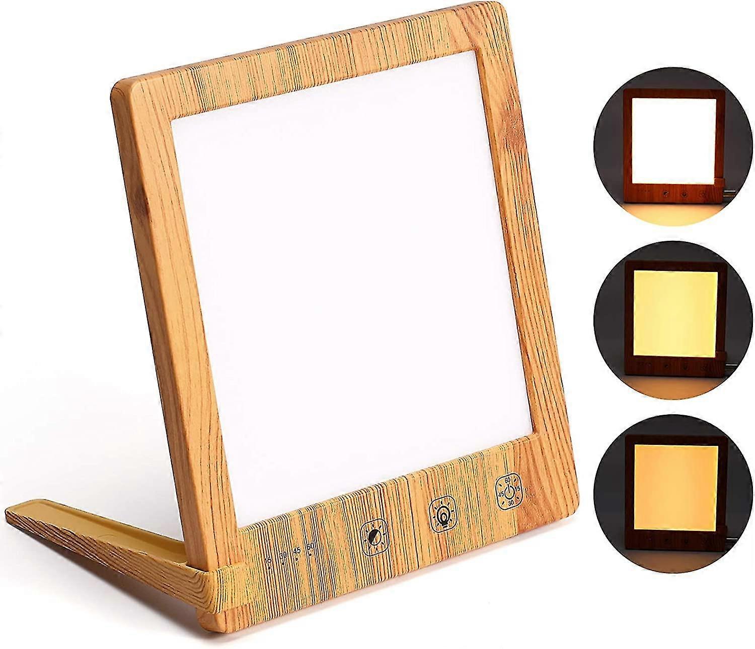 מנורת טיפול באור עצוב 10000 לוקס, מנורה עצובה מסייעת להילחם בהפרעה רגשית עונתית מנורת דיכאון, מנורת אנרגיה טבעית ניידת עם פונקציית זיכרון