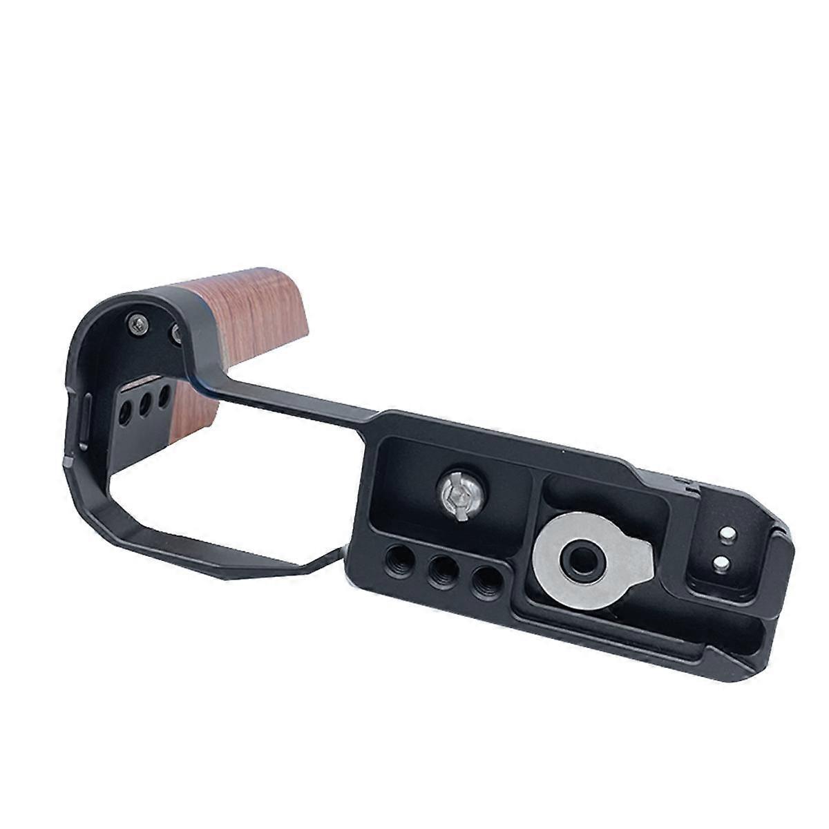 For Wooden Handle Special L-Shaped Board of Wooden Handle DSLR Somehow Extend Accessories Black
