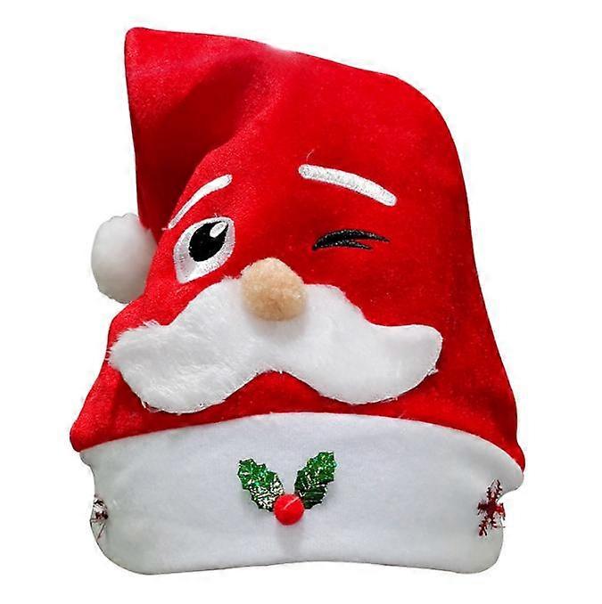 Red Christmas Hat for Christmas Party for Adults and Kids