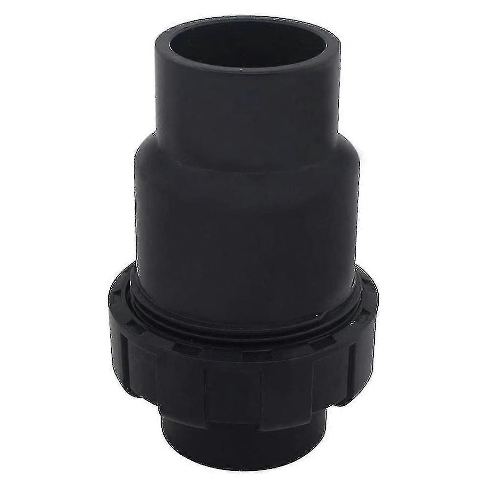 40mm kulbackventil Pvc Vattenbackventil Återflödesventil Poolventil (innerdiameter 40 mm), Svart
