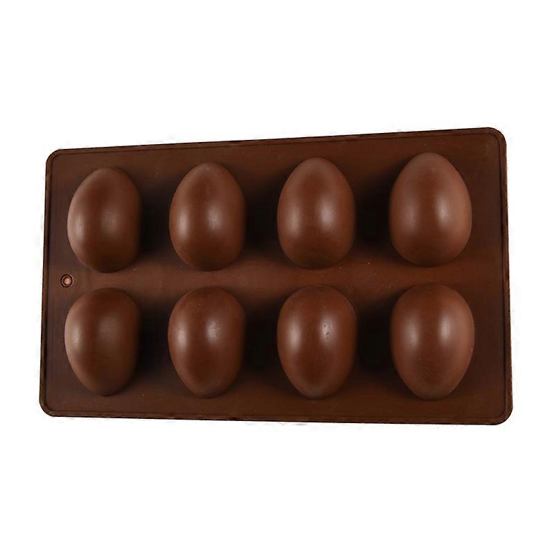 Decorative Chocolate Mold Easy Clean Silicone Easter Egg Shape Baking Mould for Home JIKAIX