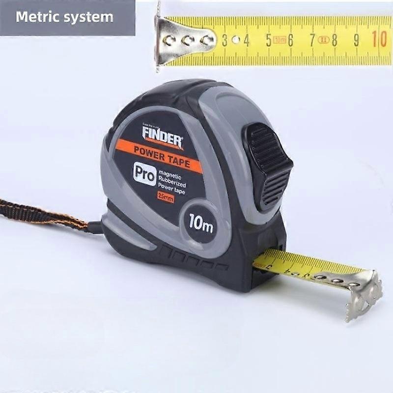 50 # Carbon Steel Material Tape Measure 7.5m/10m With Magnetic Wear-resistant and Anti Drop Measuring Tool (Width 25mm) (Metric only)
