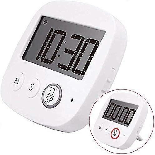 Kitchen timer, multi-function for the kitchen with large LCD display and powerful alarm and countdow