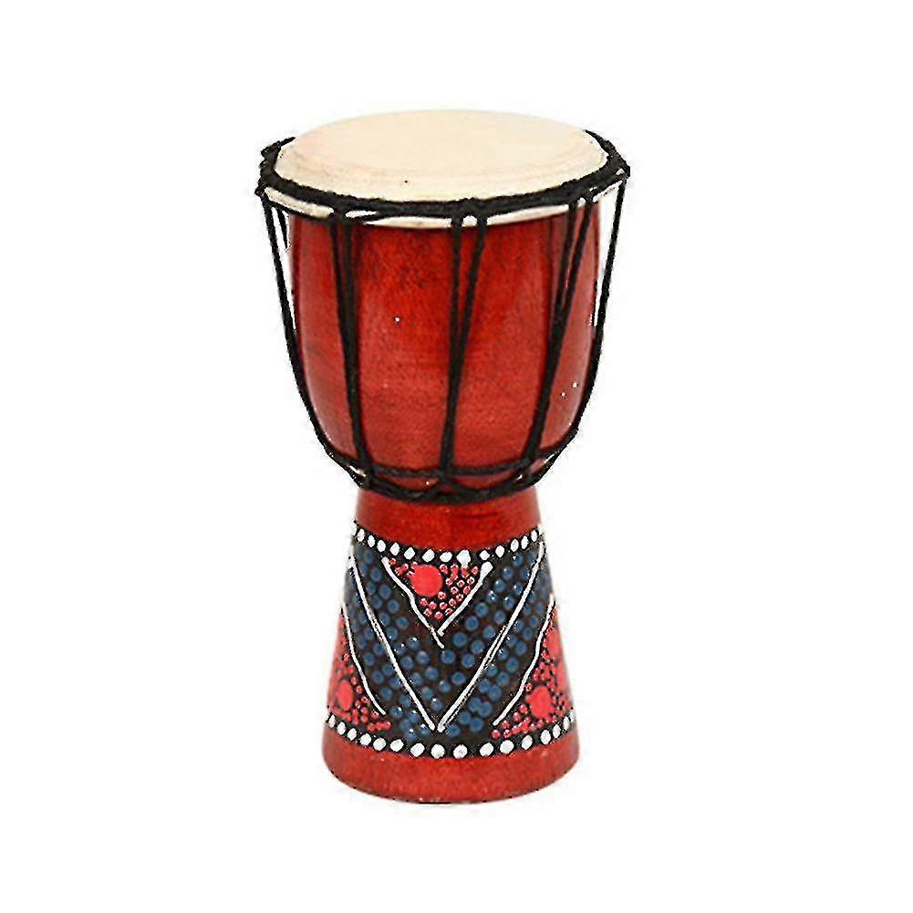 Djembe Drum Is A Rope - Goat Leather Covered Goblet Drum Played By West African Style(pattern Random)