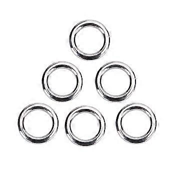202450Pcs/set Roestvrij staal Vissen Split Ringen Lure Bait Connector Accessoire (L)