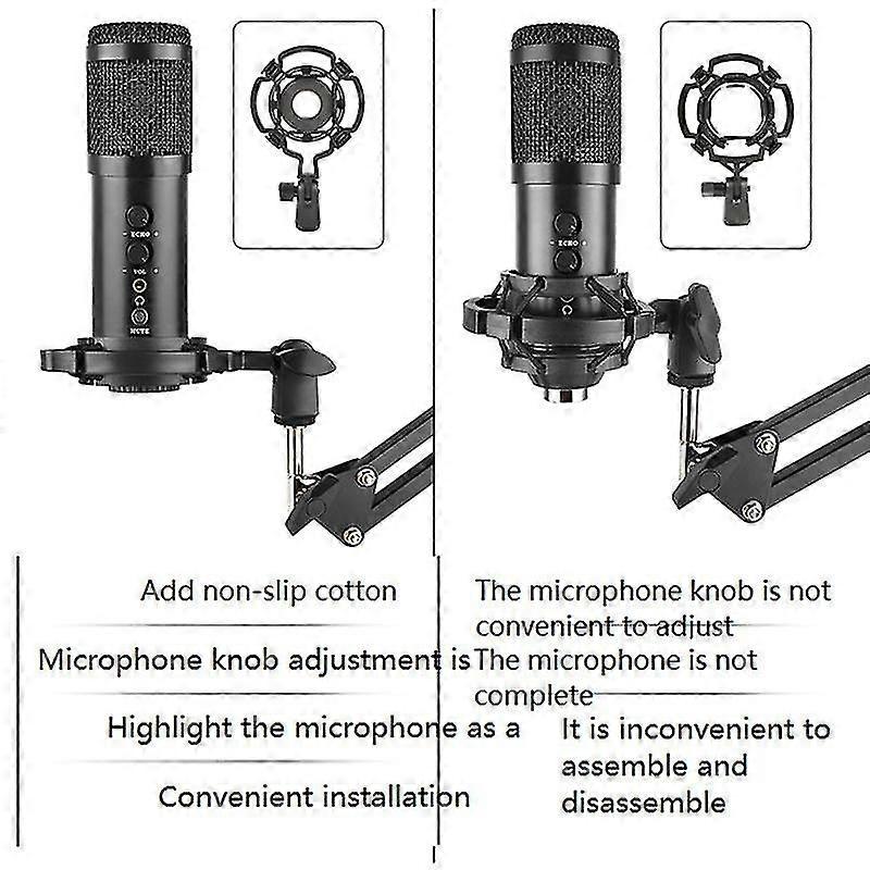 Universal Professional Condenser Microphone Mic Shock Mount Holder Studio Recording Bracket